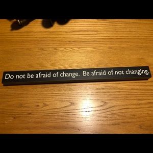 Set of 2 hallmark wooden signs 24in long